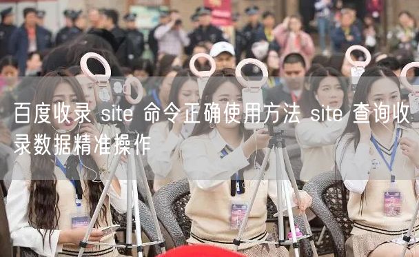 百度收录 site 命令正确使用方法 site 查询收录数据精准操作