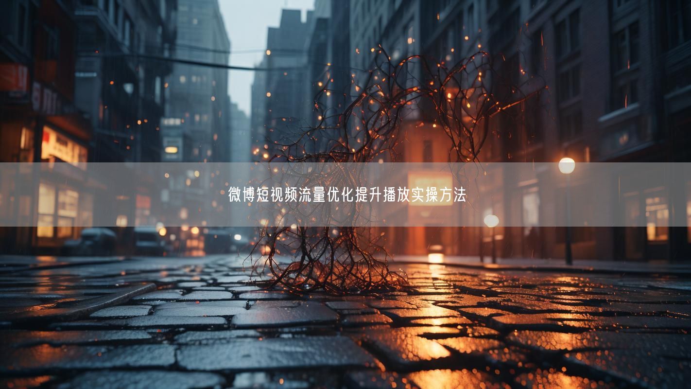 微博短视频流量优化提升播放实操方法